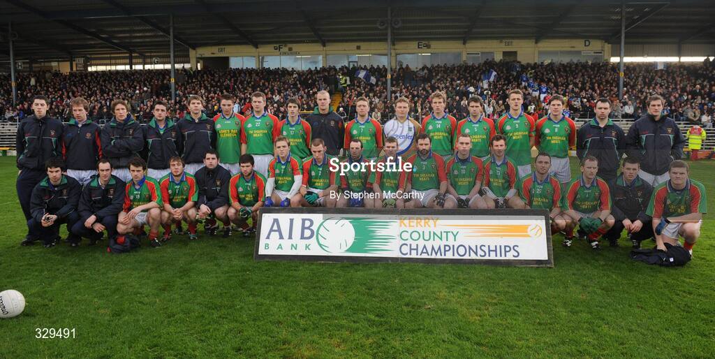 30 November 2008; The Mid Kerry squad. Kerry Senior Football Championship Final Replay, Kerins O'Rahilly's v Mid Kerry, Fitzgerald Stadium, Killarney, Co. Kerry. Picture credit: Stephen McCarthy / SPORTSFILE