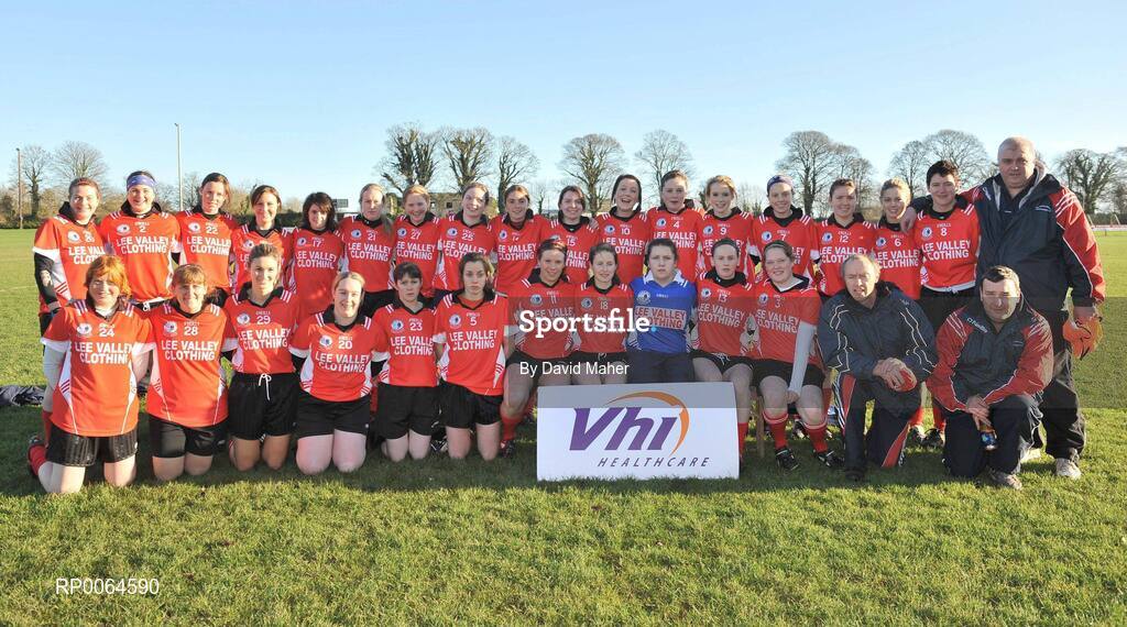 30 November 2008; Ballingeary Inchigeela team. VHI Healthcare All-Ireland Ladies Intermediate Club Football Championship Final, Emyvale, Monaghan, v Ballingeary Inchigeela, Cork, St Rynagh's, Banagher, Co. Offaly. Picture credit: David Maher / SPORTSFILE
