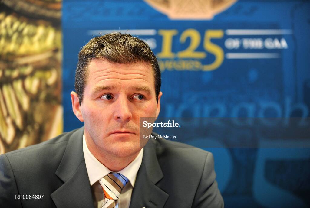 1 December 2008; Jarlath Burns, Chairman of the GAA 125 year Committee, at the launch of the GAA's 125th anniversary Calendar of Events and GAA Season Ticket. Croke Park, Dublin. Picture credit: Ray McManus / SPORTSFILE