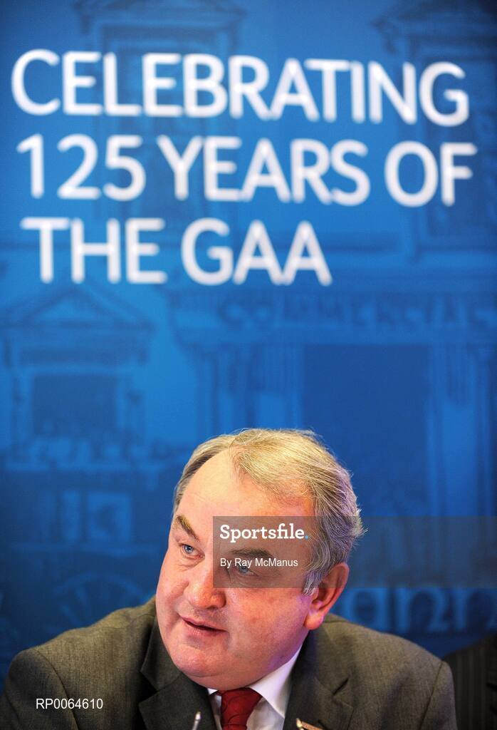1 December 2008; GAA President Nickey Brennan at the launch of the GAA's 125th anniversary Calendar of Events and GAA Season Ticket. Croke Park, Dublin. Picture credit: Ray McManus / SPORTSFILE