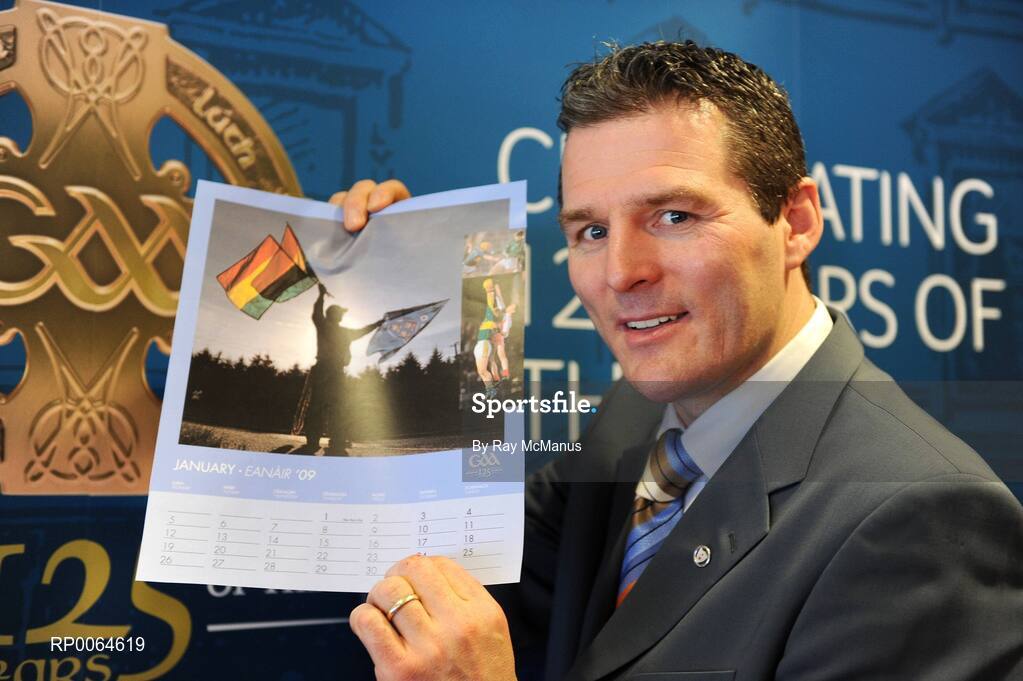 1 December 2008; Jarlath Burns, Chairman of the GAA 125 year Committee, at the launch of the GAA's 125th anniversary Calendar of Events and GAA Season Ticket. Croke Park, Dublin. Picture credit: Ray McManus / SPORTSFILE