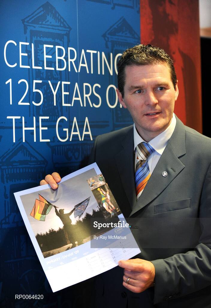 1 December 2008; Jarlath Burns, Chairman of the GAA 125 year Committee, at the launch of the GAA's 125th anniversary Calendar of Events and GAA Season Ticket. Croke Park, Dublin. Picture credit: Ray McManus / SPORTSFILE
