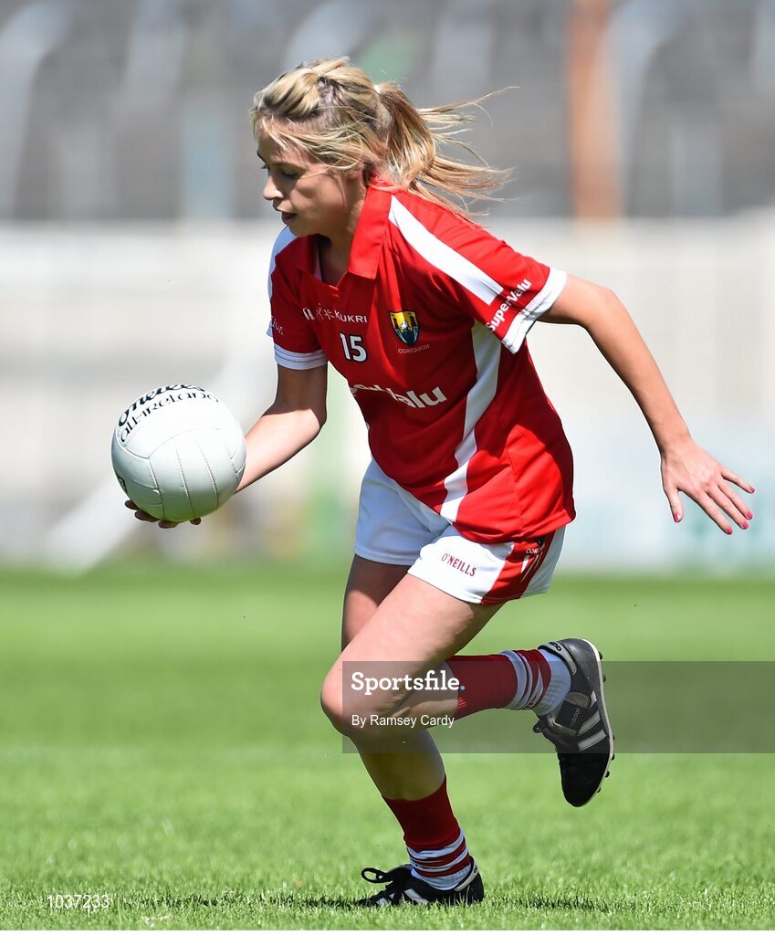 3 August 2015; Orla Finn, Cork. TG4 Ladies Football All-Ireland Senior Championship, Qualifier Round 2, Cork v Meath. Semple Stadium, Thurles, Co. Tipperary. Picture credit: Ramsey Cardy / SPORTSFILE
