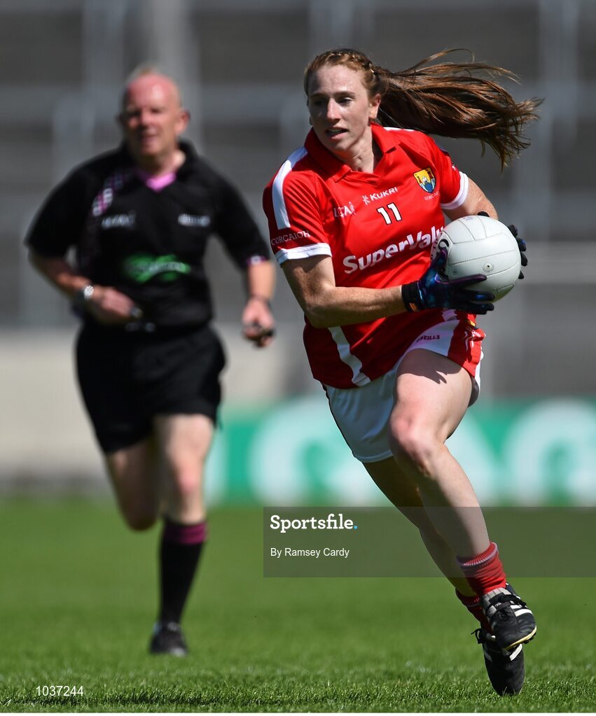 3 August 2015; Aisling Hutchings, Cork. TG4 Ladies Football All-Ireland Senior Championship, Qualifier Round 2, Cork v Meath. Semple Stadium, Thurles, Co. Tipperary. Picture credit: Ramsey Cardy / SPORTSFILE