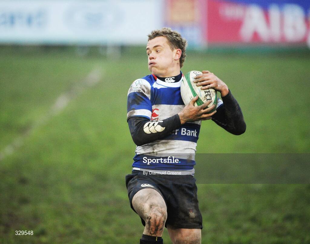 29 November 2008; David Moore, Blackrock College. AIB League Division 1, Clontarf v Blackrock College, Castle Avenue, Clontarf, Dublin. Picture credit: Diarmuid Greene / SPORTSFILE