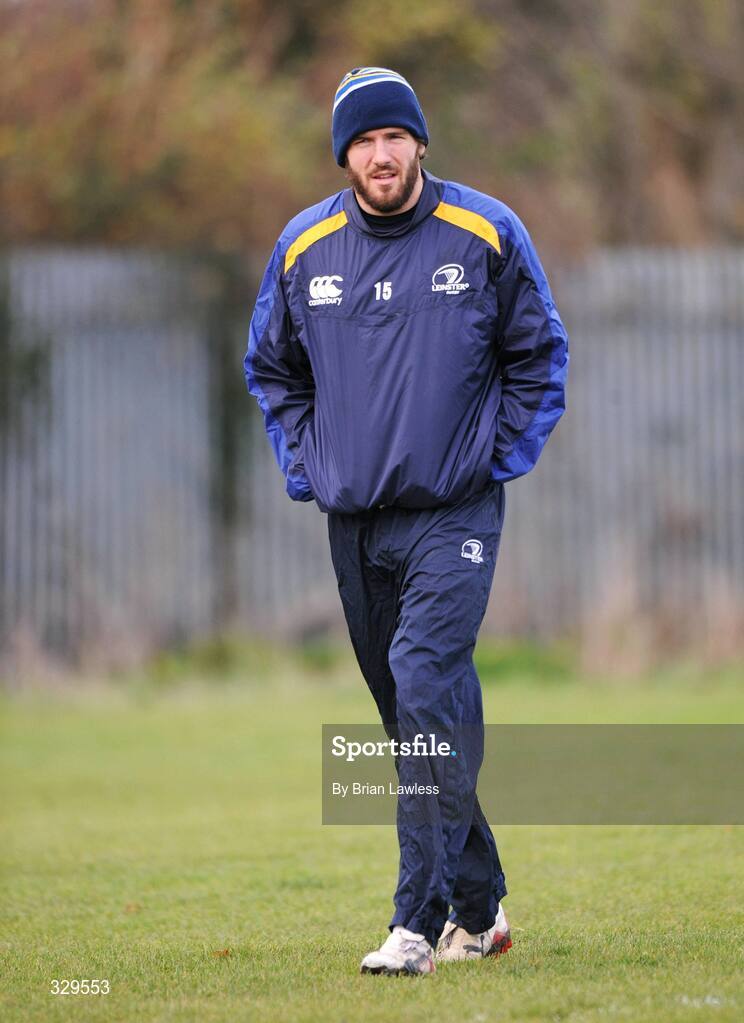 2 December 2008; Leinster's Shane Horgan during squad training. Leinster Rugby Squad Training, UCD, Dublin. Picture credit: Paul Mohan / SPORTSFILE