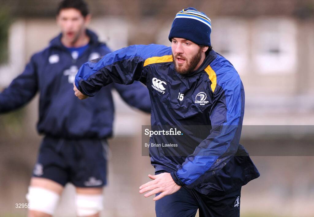 2 December 2008; Leinster's Shane Horgan in action during squad training. Leinster Rugby Squad Training, UCD, Dublin. Picture credit: Paul Mohan / SPORTSFILE