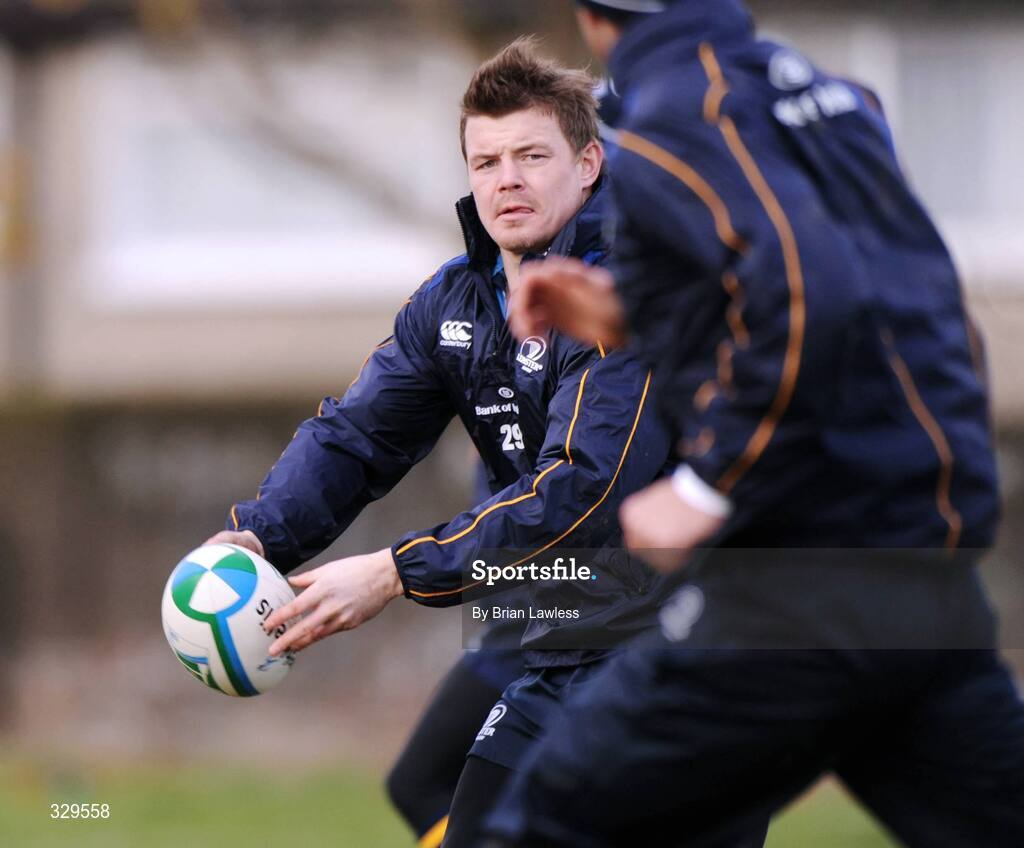 2 December 2008; Leinster's Brian O'Driscoll in action during squad training. Leinster Rugby Squad Training, UCD, Dublin. Picture credit: Paul Mohan / SPORTSFILE