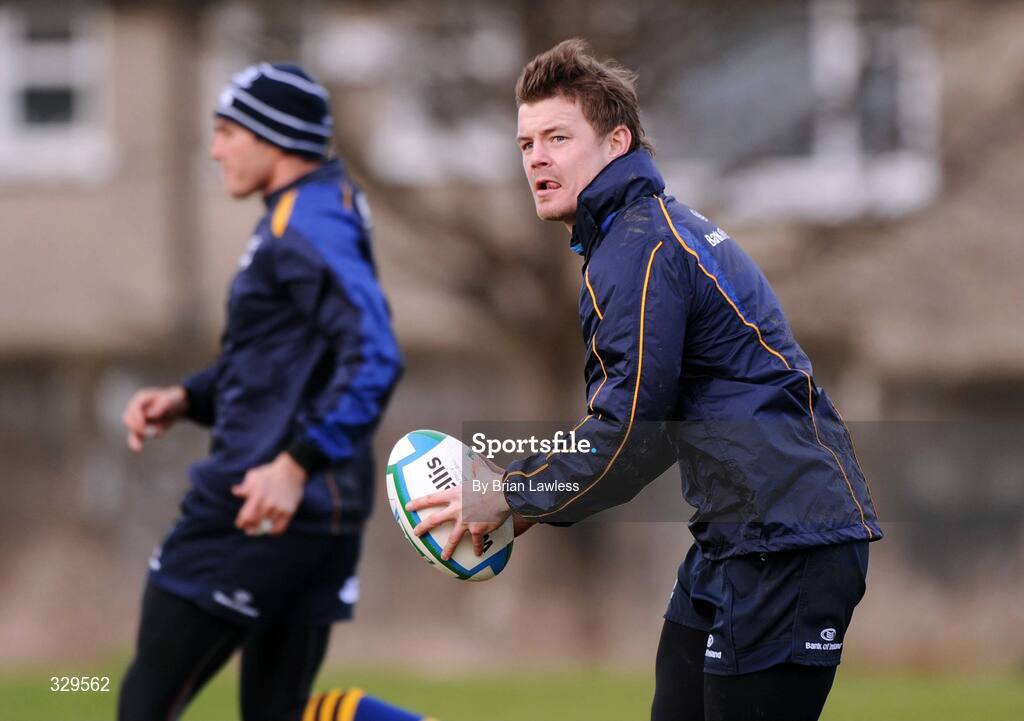 2 December 2008; Leinster's Brian O'Driscoll in action during squad training. Leinster Rugby Squad Training, UCD, Dublin. Picture credit: Paul Mohan / SPORTSFILE