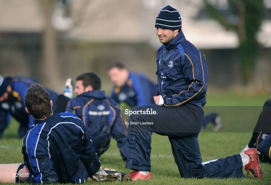 2 December 2008; Leinster's Rob Kearney during squad training. Leinster Rugby Squad Training, UCD, Dublin. Picture credit: Paul Mohan / SPORTSFILE