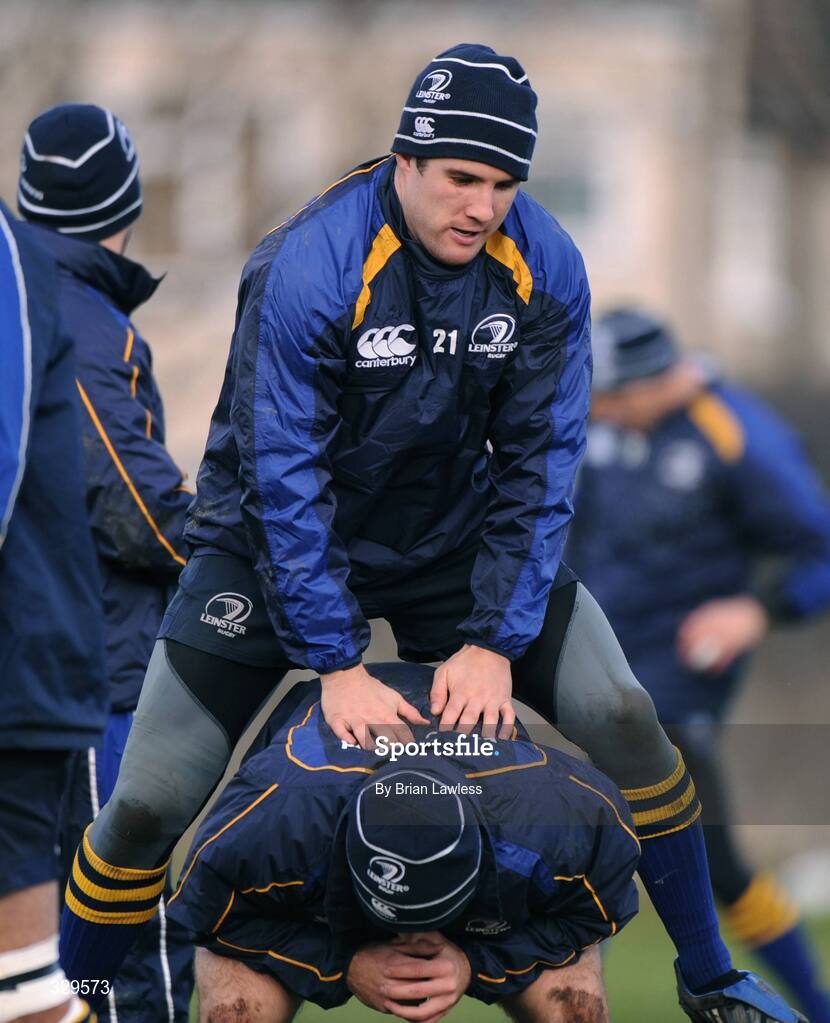 2 December 2008; Leinster's Simon Keogh during squad training. Leinster Rugby Squad Training, UCD, Dublin. Picture credit: Paul Mohan / SPORTSFILE