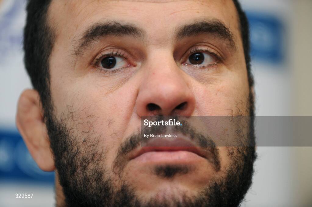 2 December 2008; Leinster head coach Michael Cheika during a press conference. Leinster Rugby Press Conference, David Lloyd Riverview, Clonskeagh, Dublin. Picture credit: Paul Mohan / SPORTSFILE