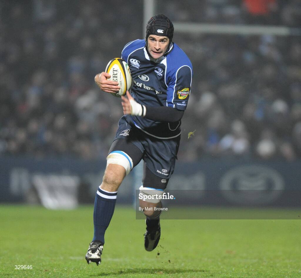 29 November 2008; Trevor Hogan, Leinster. Magners League, Leinster v Newport Gwent Dragons, RDS, Dublin. Picture credit: Matt Browne / SPORTSFILE