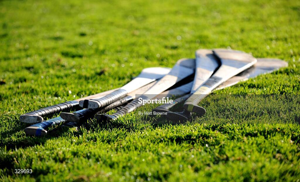 30 November 2008; A general view of hurleys. AIB Leinster Senior Club Hurling Championship Final, Ballyhale Shamrocks v Birr, Nowlan Park, Kilkenny. Picture credit: Matt Browne / SPORTSFILE