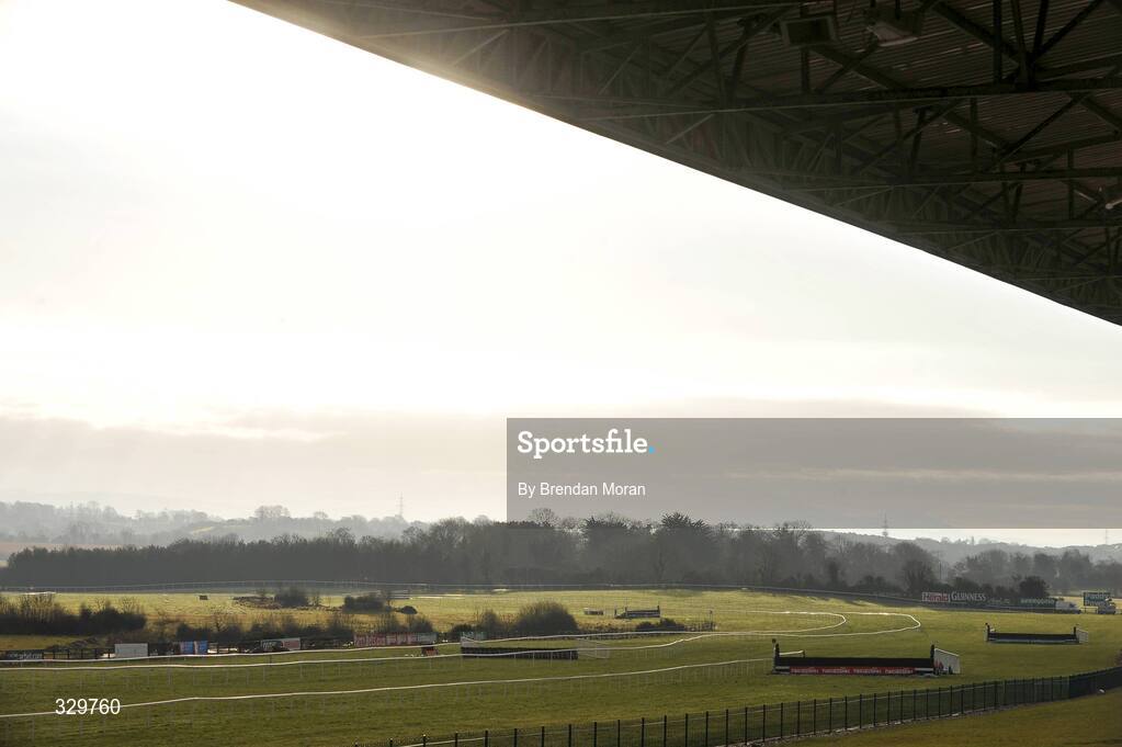 7 December 2008; A general view of Punchestown racecourse. Racing was abandoned after a mid morning inspection of the track and the full card will take place on Tuesday next 9th December. Punchestown Racecouse, Naas, Co. Kildare. Picture credit: Brendan Moran / SPORTSFILE
