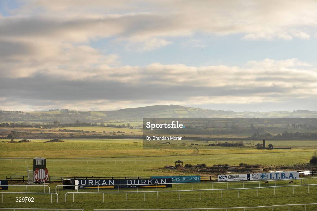 7 December 2008; A general view of Punchestown racecourse. Racing was abandoned after a mid morning inspection of the track and the full card will take place on Tuesday next 9th December. Punchestown Racecouse, Naas, Co. Kildare. Picture credit: Brendan Moran / SPORTSFILE