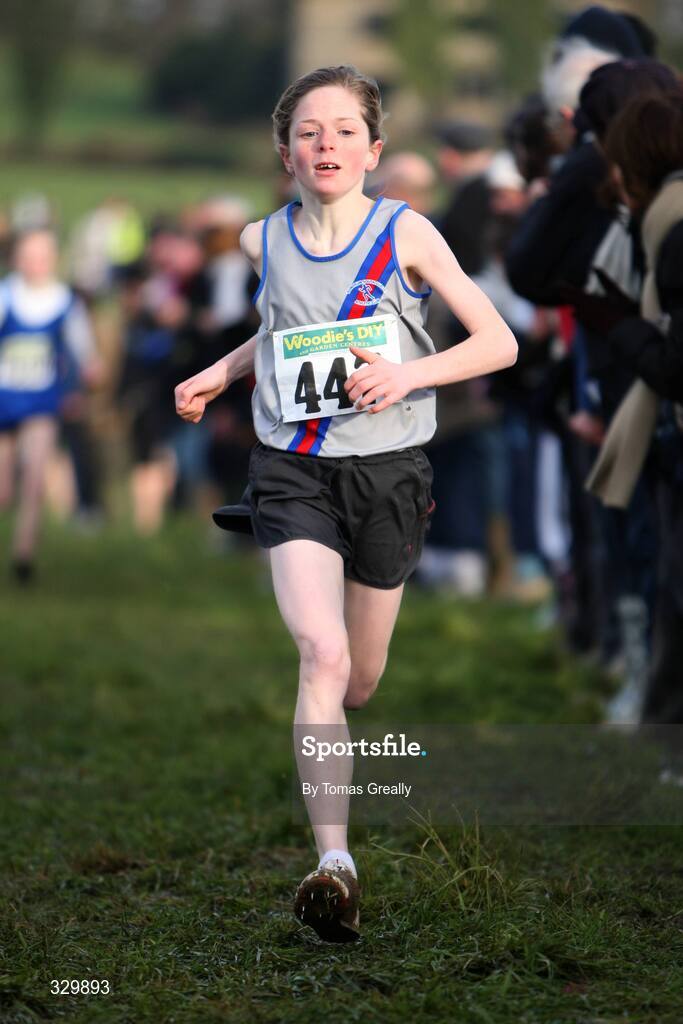 7 December 2008; Siofra Cleirigh-Buttner, Dublin, on her way to victory in the Girl's Under 15 race. Woodie’s DIY Novice and Uneven Ages Championships, Ballyhaise, Co Cavan. Picture credit: Tomas Greally / SPORTSFILE