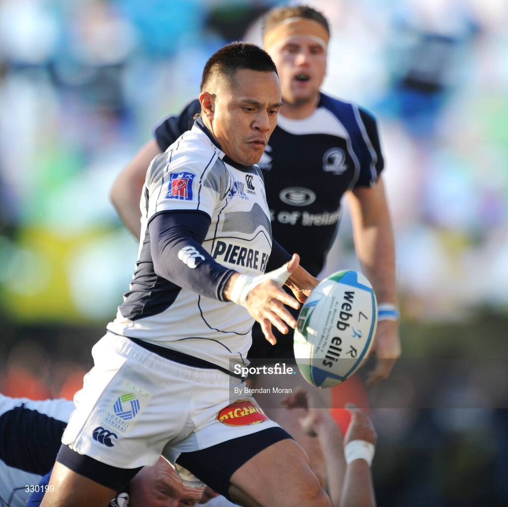 6 December 2008; Kevin Senio, Castres Olympique. Heineken Cup, Pool 2, Round 3, Leinster v Castres Olympique, RDS, Dublin. Picture credit: Brendan Moran / SPORTSFILE