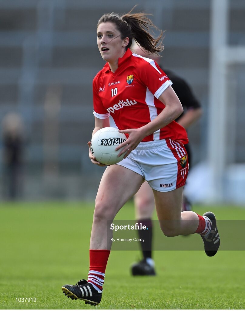 3 August 2015; Ciara O'Sullivan, Cork. TG4 Ladies Football All-Ireland Senior Championship, Qualifier Round 2, Cork v Meath. Semple Stadium, Thurles, Co. Tipperary. Picture credit: Ramsey Cardy / SPORTSFILE