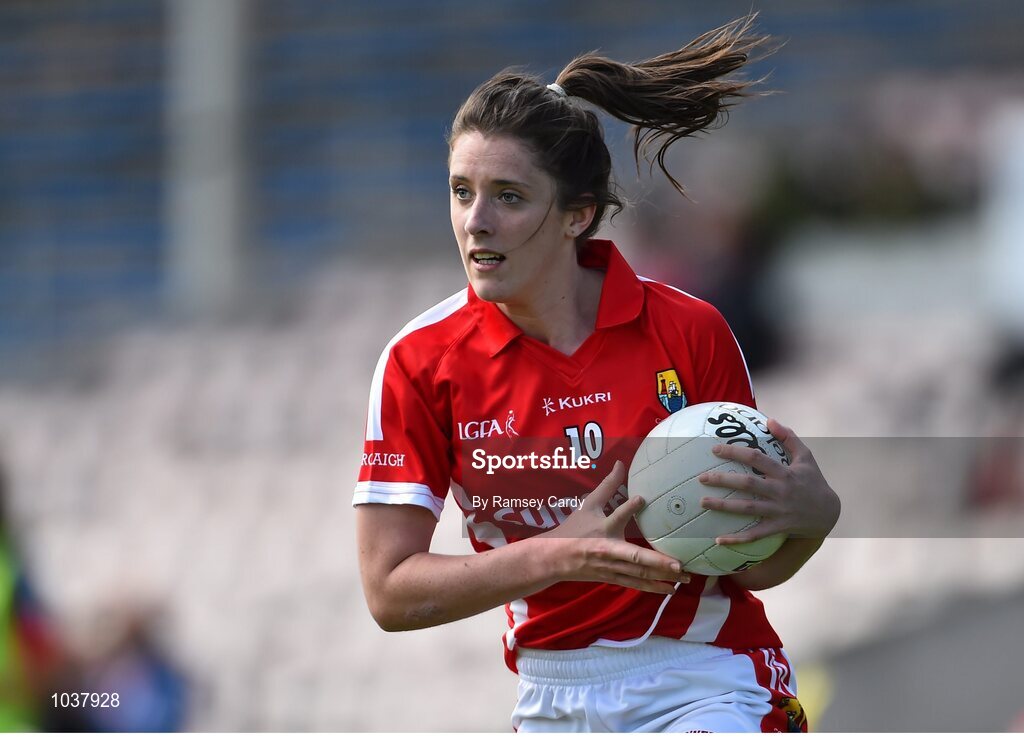 3 August 2015; Ciara O'Sullivan, Cork. TG4 Ladies Football All-Ireland Senior Championship, Qualifier Round 2, Cork v Meath. Semple Stadium, Thurles, Co. Tipperary. Picture credit: Ramsey Cardy / SPORTSFILE
