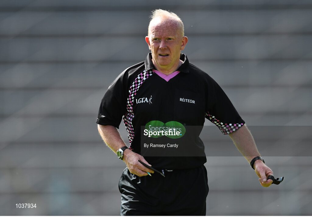 3 August 2015; Referee Gerry Carmody. TG4 Ladies Football All-Ireland Senior Championship, Qualifier Round 2, Cork v Meath. Semple Stadium, Thurles, Co. Tipperary. Picture credit: Ramsey Cardy / SPORTSFILE
