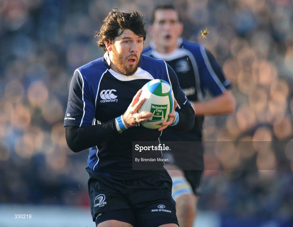 6 December 2008; Shane Horgan, Leinster. Heineken Cup, Pool 2, Round 3, Leinster v Castres Olympique, RDS, Dublin. Picture credit: Brendan Moran / SPORTSFILE