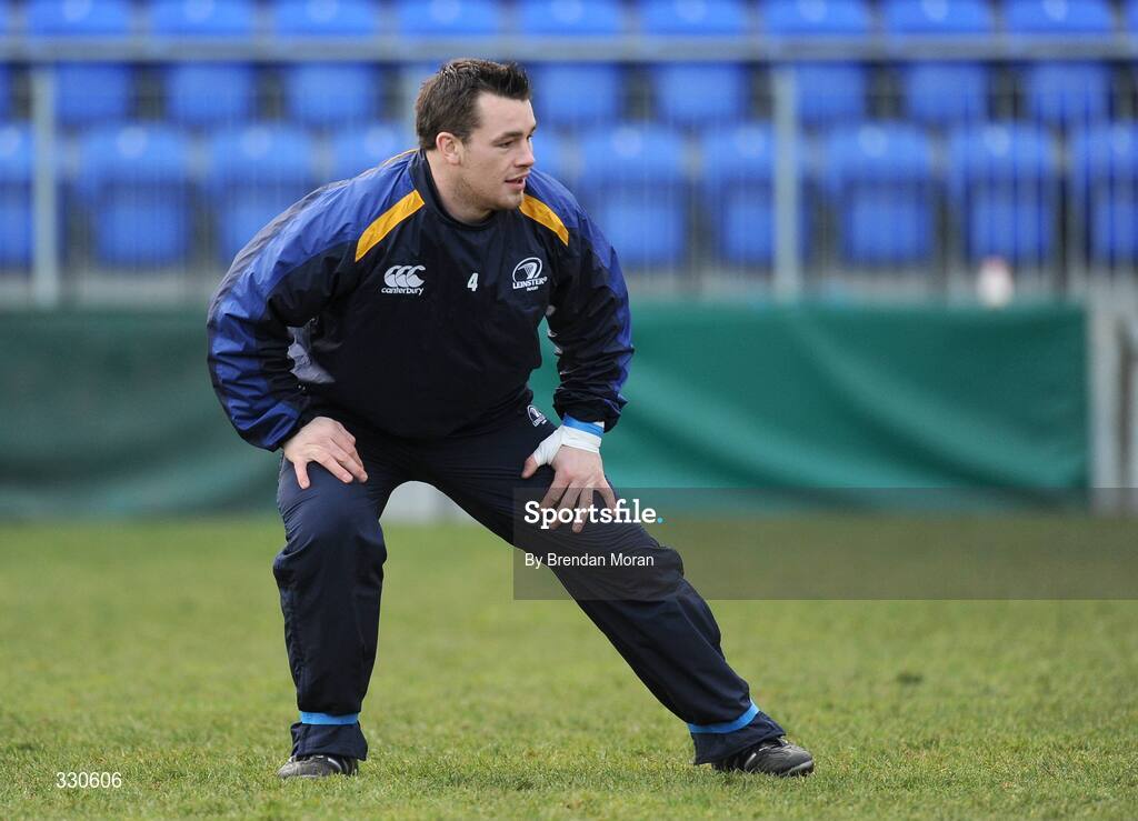 9 December 2008; Leinster's Cian Healy in action during squad training. Donnybrook Stadium, Dublin. Picture credit: Brendan Moran / SPORTSFILE