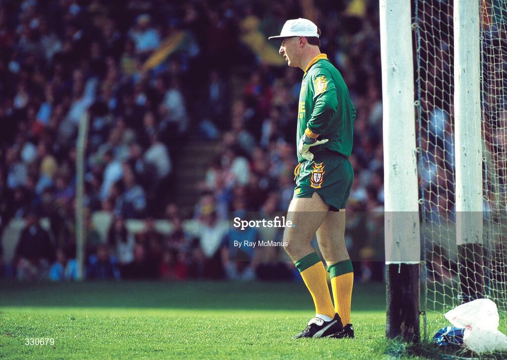 20 September 1992; Donegal goalkeeper Gary Walsh during the All Ireland Senior Football Championship Final match between Dublin and Donegal at Croke Park, Dublin. Photo by Ray McManus/Sportsfile