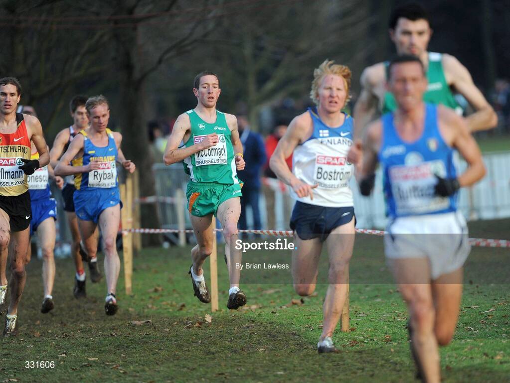 14 December 2008; Ireland's Alan McCormack on his way to finishing 32nd in the Senior Men's event during the 2008 European Cross Country Championships. Parc de Laeken, Brussels, Belgium. Picture credit: Brian Lawless / SPORTSFILE