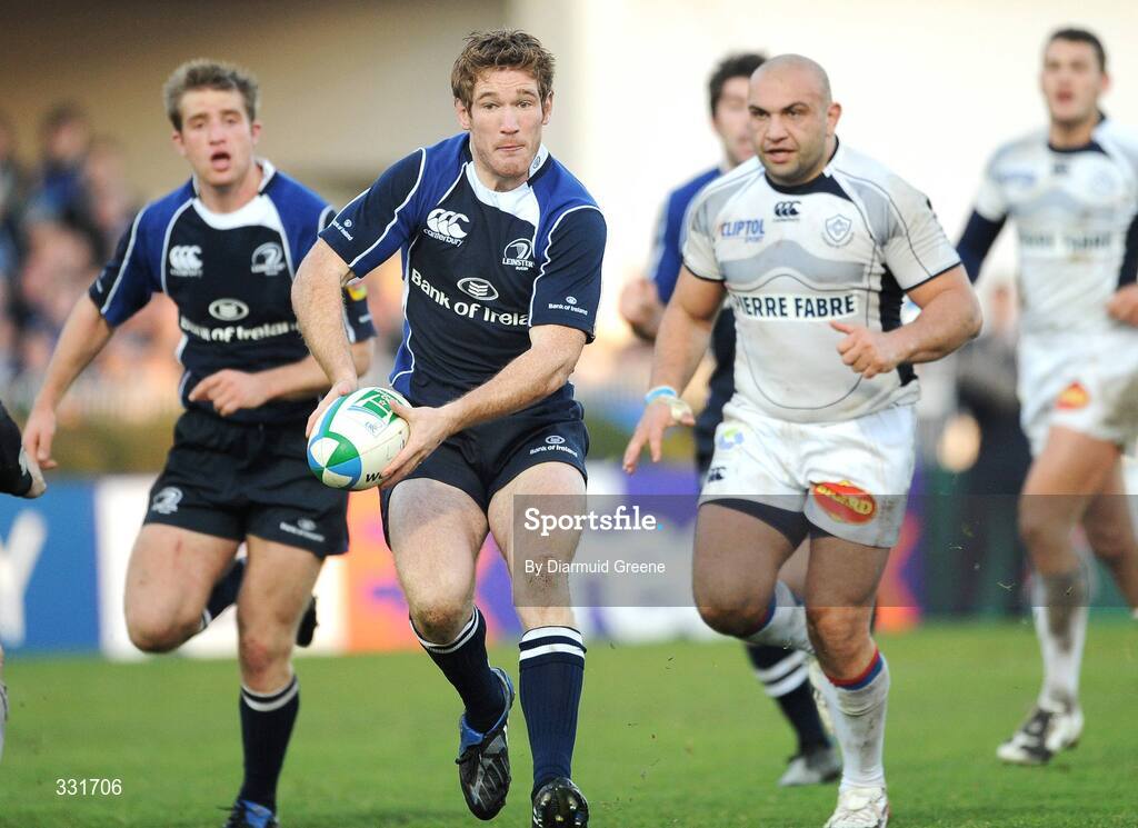6 December 2008; Chris Keane, Leinster. Heineken Cup, Pool 2, Round 3, Leinster v Castres Olympique, RDS, Dublin. Picture credit: Diarmuid Greene / SPORTSFILE
