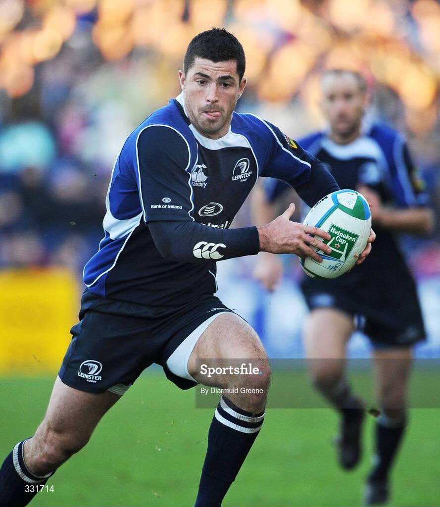 6 December 2008; Rob Kearney, Leinster. Heineken Cup, Pool 2, Round 3, Leinster v Castres Olympique, RDS, Dublin. Picture credit: Diarmuid Greene / SPORTSFILE