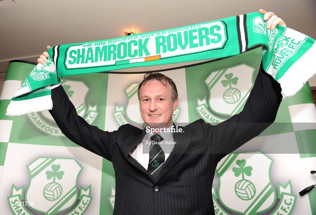 15 December 2008; Michael O'Neill who was introduced as the new manager of Shamrock Rovers F.C.. Maldron Hotel, Tallaght, Dublin. Picture credit: David Maher / SPORTSFILE