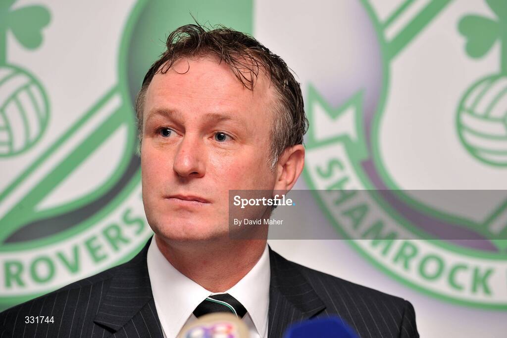 15 December 2008; Michael O'Neill who was introduced as the new manager of Shamrock Rovers F.C.. Maldron Hotel, Tallaght, Dublin. Picture credit: David Maher / SPORTSFILE