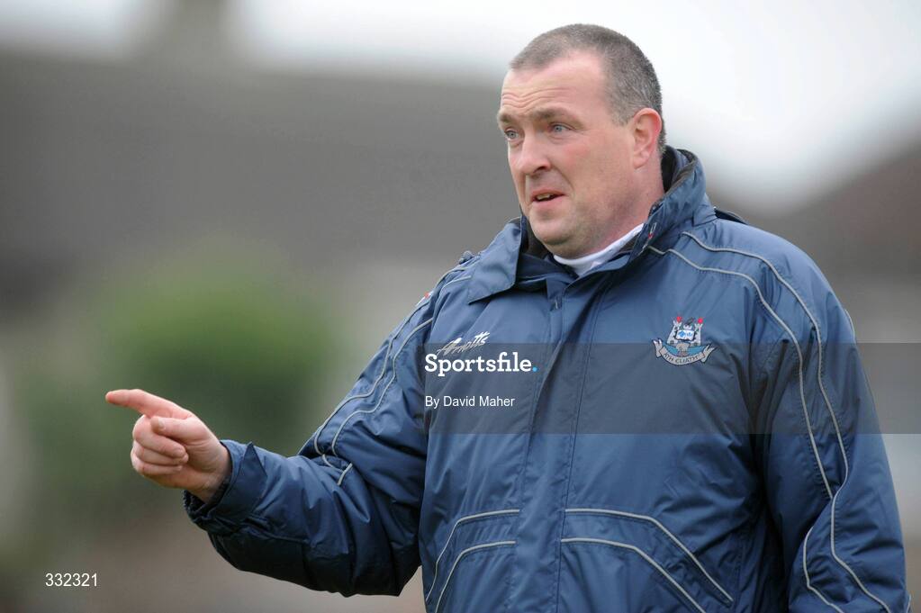 1 January 2009; Dublin manager Pat Gilroy during the game. Football Challenge Game, Dublin v Dub Stars, Páirc Barróg, Kilbarrack, Dublin. Picture credit: David Maher / SPORTSFILE