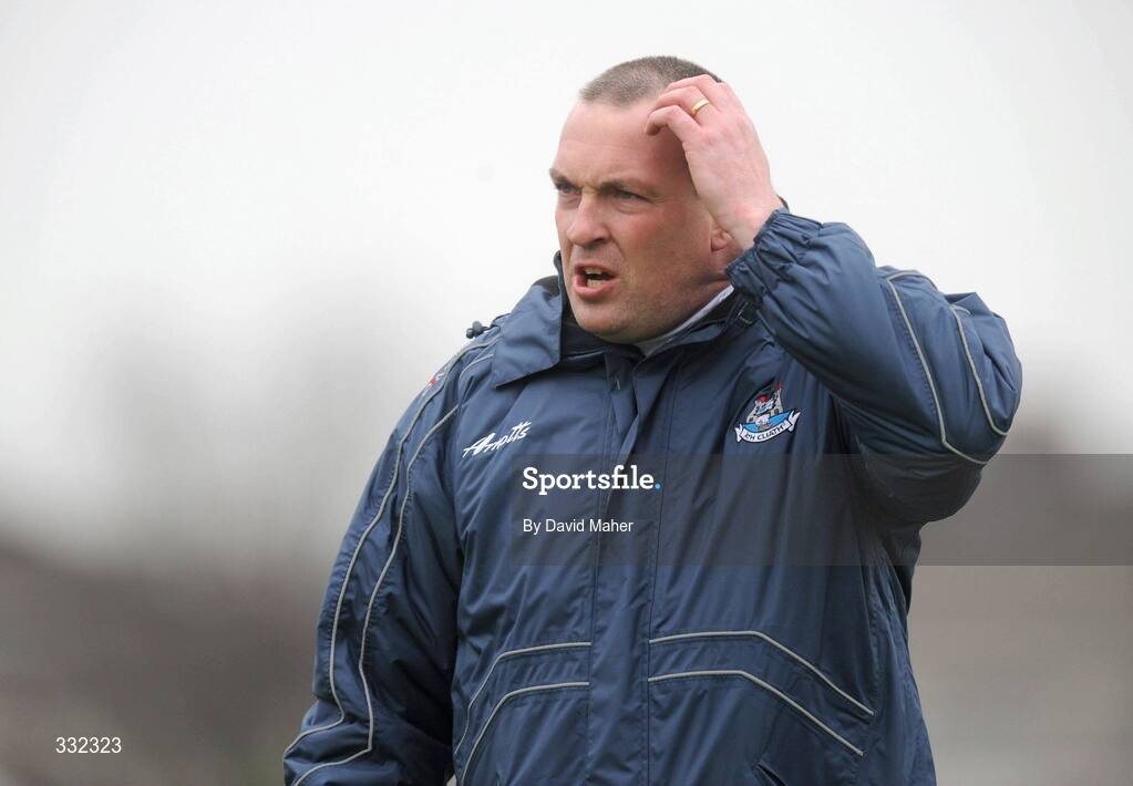 1 January 2009; Dublin manager Pat Gilroy during the game. Football Challenge Game, Dublin v Dub Stars, Páirc Barróg, Kilbarrack, Dublin. Picture credit: David Maher / SPORTSFILE