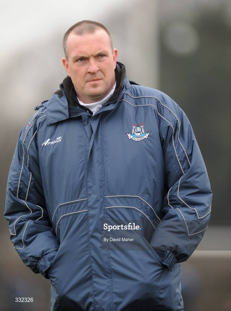 1 January 2009; Dublin manager Pat Gilroy during the game. Football Challenge Game, Dublin v Dub Stars, Páirc Barróg, Kilbarrack, Dublin. Picture credit: David Maher / SPORTSFILE