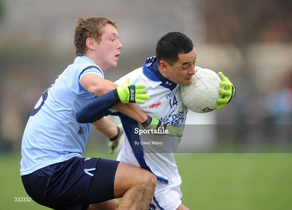 1 January 2009; Jason Sherlock, Dub Stars, in action against Paul Flynn, Dublin. Football Challenge Game, Dublin v Dub Stars, Páirc Barróg, Kilbarrack, Dublin. Picture credit: David Maher / SPORTSFILE
