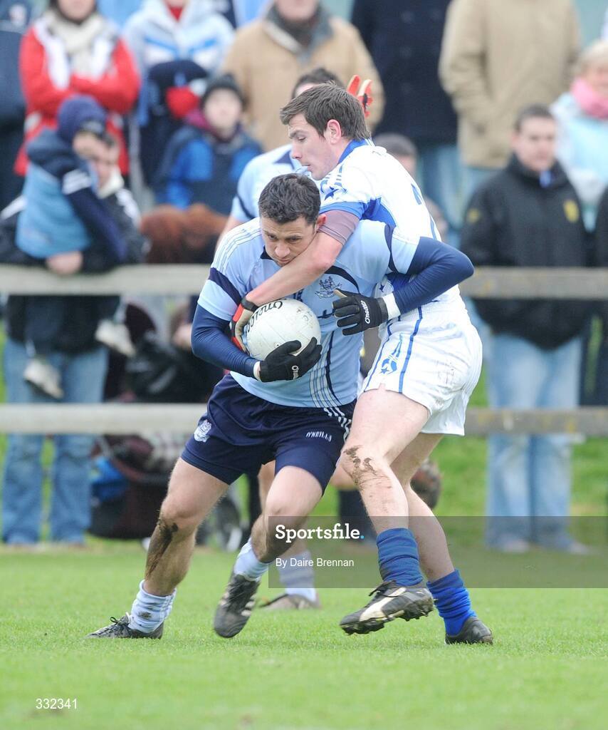 1 January 2009; Alan Brogan, Dublin, in action against Rory O'Connor, Dub Stars. Dublin v Dub Stars, Football Challenge Game, Páirc Barróg, Kilbarrack, Dublin. Picture credit: Daire Brennan / SPORTSFILE