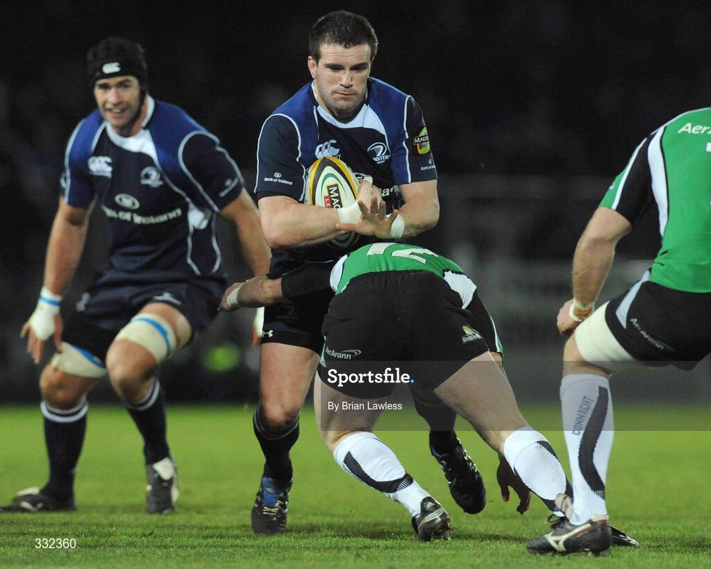 2 January 2009; Shane Jennings, Leinster, in action against Mel Deane, Connacht. Leinster v Connacht, Magners League, RDS, Dublin. Picture credit: Brian Lawless / SPORTSFILE