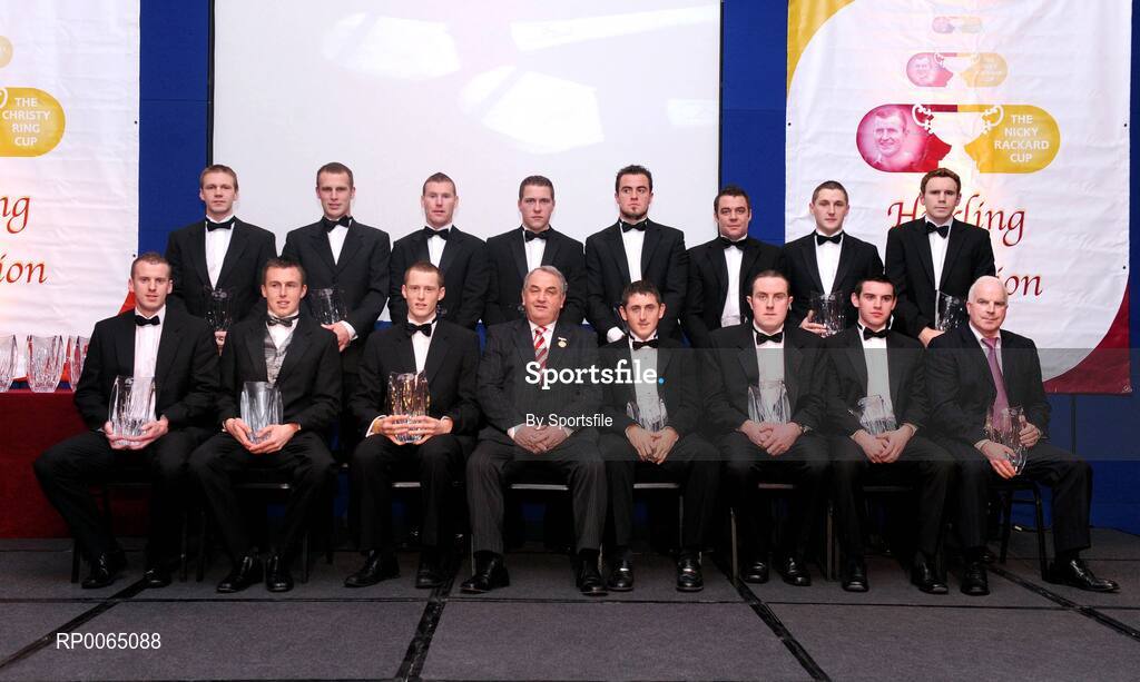19 December 2008; GAA President Nickey Brennan with the Christy Ring Champion 15 Award winners at the 2008 Christy Ring / Nicky Rackard Champion 15 & Rounders All Star Awards. Croke Park, Dublin. Photo by Sportsfile