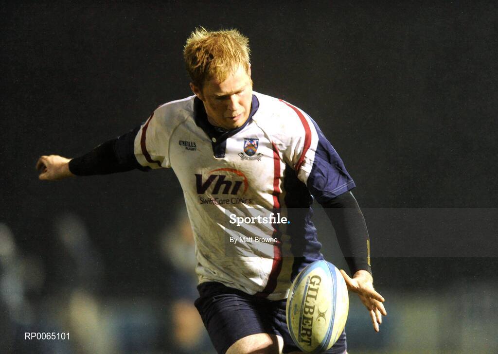 19 December 2008; Beaumont Hospital Rugby Team sponsored by Vhi SwiftCare Clinics raise the Hospitals Cup for the 2nd time in a row! Philip O'Halloran, Beaumont Hospital, in action against St Vincents Hospital. Dublin Hospitals Cup Final, Beaumont Hosptial v St Vincents University Hospital, Old Belvedere RFC, Anglesea Road, Dublin. Picture credit: Matt Browne / SPORTSFILE
