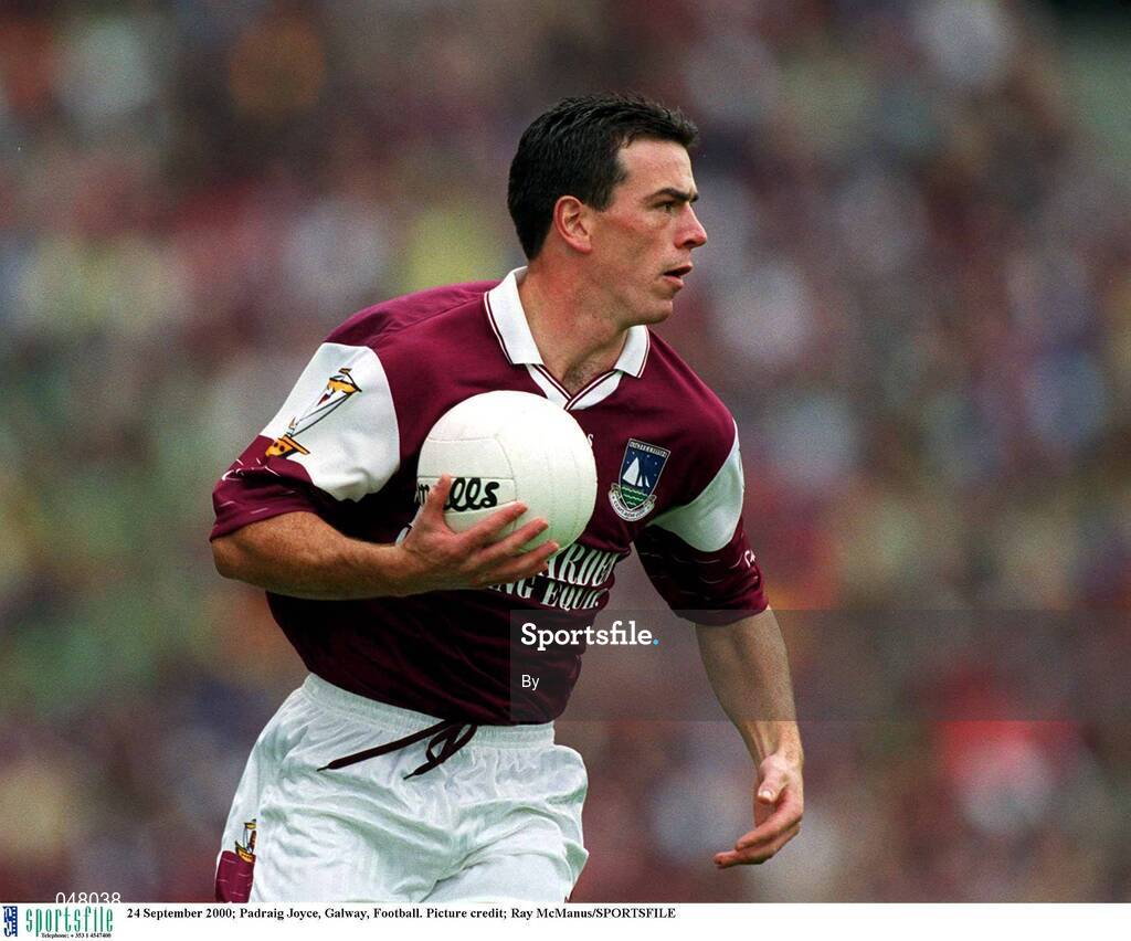 24 September 2000; Padraic Joyce, Galway, Football. Picture credit; Ray McManus/SPORTSFILE
