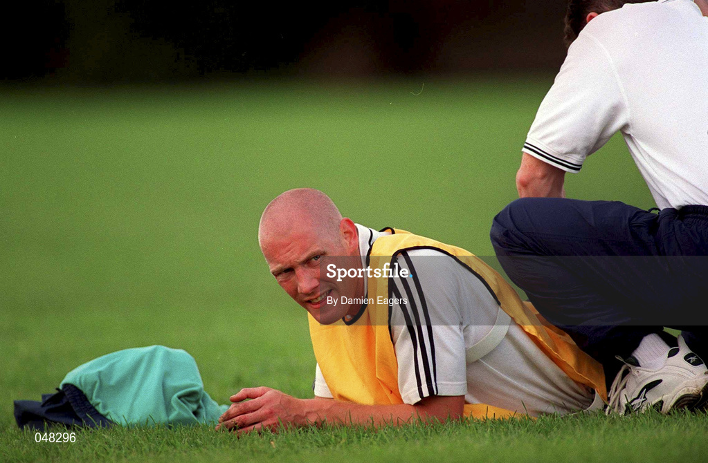 30 September 2000; Graham Geraghty during an Ireland International Rules squad training session at St Patrick's College in Dublin. Photo by Damien Eagers/Sportsfile