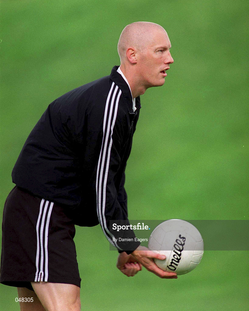 30 September 2000; Graham Geraghty during an Ireland International Rules squad training session at St Patrick's College in Dublin. Photo by Damien Eagers/Sportsfile