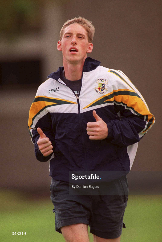 30 September 2000; Trevor Giles during an Ireland International Rules squad training session at St Patrick's College in Dublin. Photo by Damien Eagers/Sportsfile