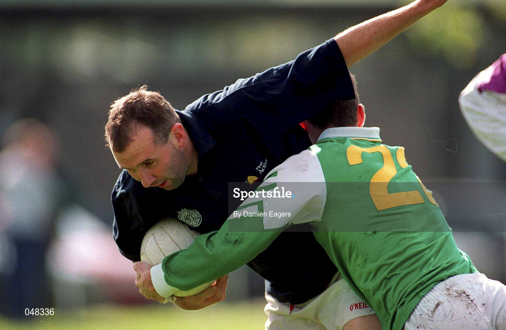 30 September 2000; Glenn Ryan, left, and Dermot Earley during an Ireland International Rules squad training session at St Patrick's College in Dublin. Photo by Damien Eagers/Sportsfile
