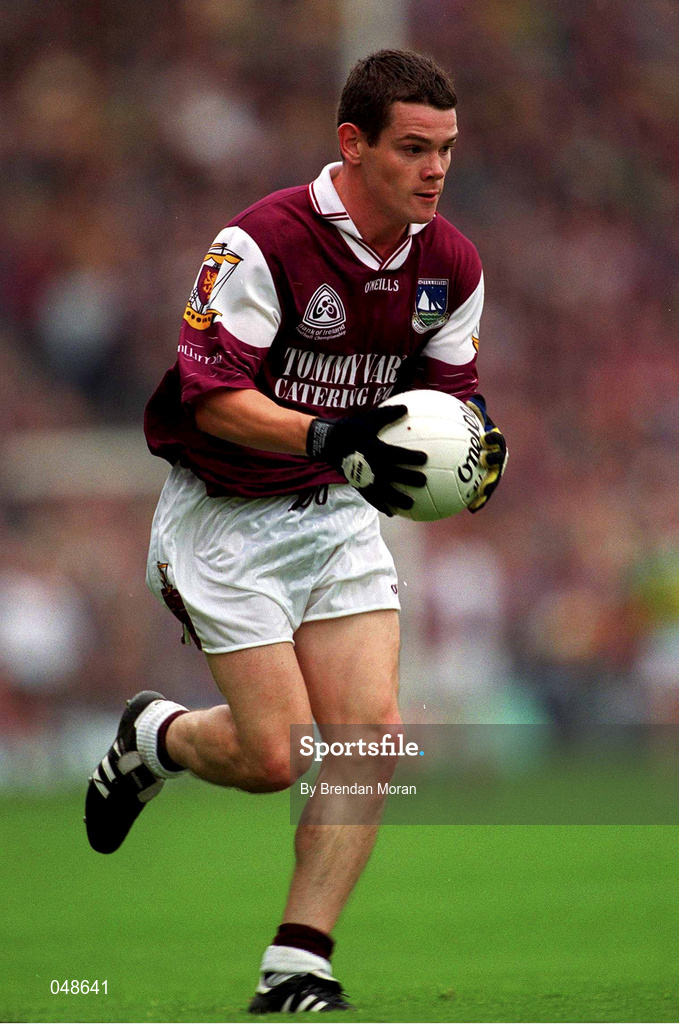 7 October 2000; Declan Meehan of Galway during the Bank of Ireland All-Ireland Senior Football Championship Final Replay match between Kerry and Galway at Croke Park in Dublin. Photo by Brendan Moran/Sportsfile