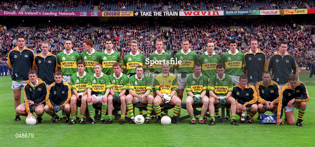 7 October 2000; The Kerry team prior to the Bank of Ireland All-Ireland Senior Football Championship Final Replay match between Kerry and Galway at Croke Park in Dublin. Photo by Brendan Moran/Sportsfile