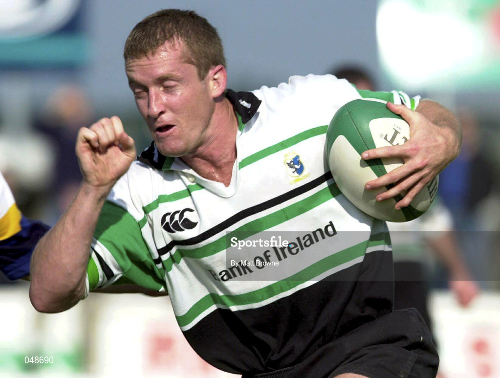 30 September 2000; Pat Duignan of Connacht during the Guinness Interprovincial Rugby Championship match between Connacht and Leinster at the Sportsground in Galway. Photo by Matt Browne/Sportsfile