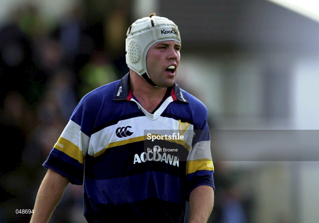 30 September 2000; Liam Toland of Leinster during the Guinness Interprovincial Rugby Championship match between Connacht and Leinster at the Sportsground in Galway. Photo by Matt Browne/Sportsfile